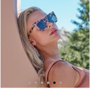 Kaia cream tortoise sunglasses
